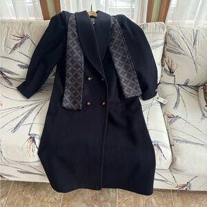 Size 8 Petite Made in the USA Jofeld wool coat.